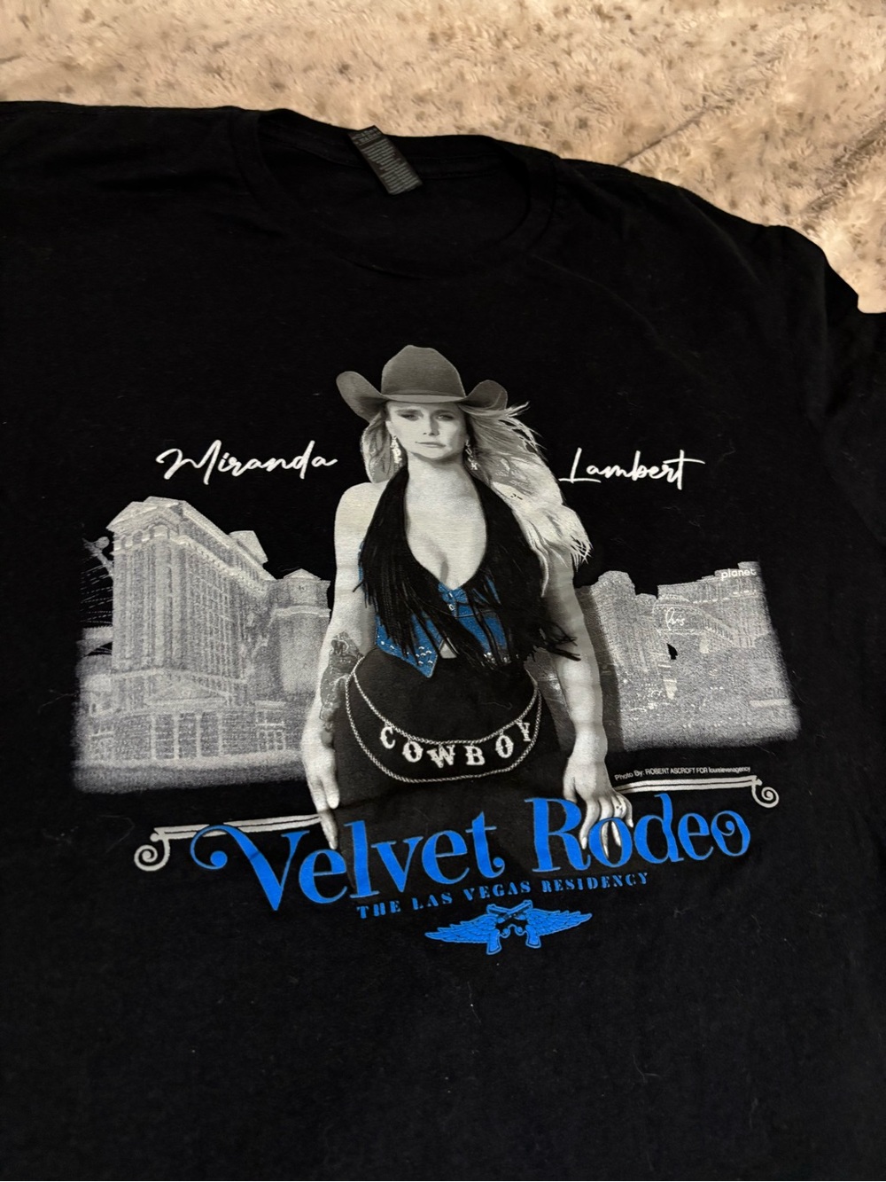 Miranda Lambert Velvet Rodeo Black Graphic Tee